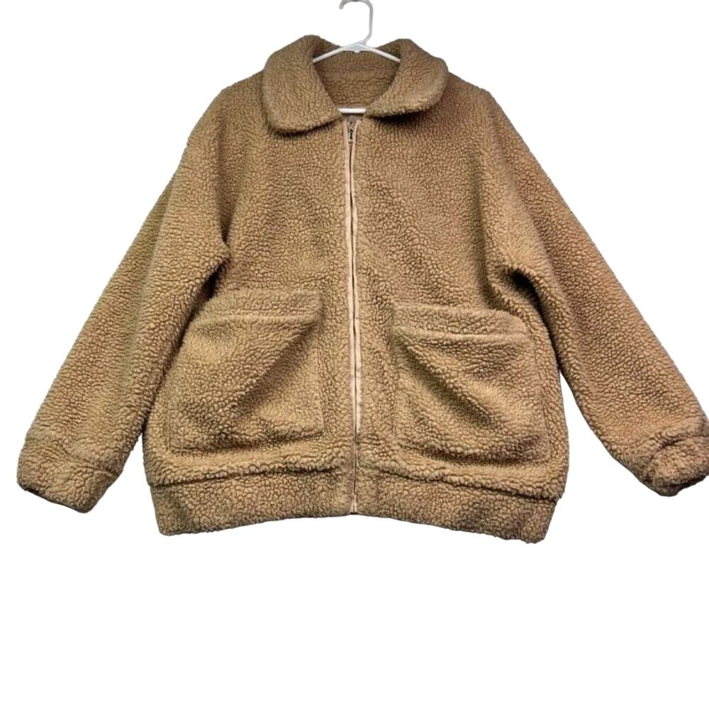Show Me Your Mumu Sweater Jacket XS Cordelia Teddy Fleece Long Sleeve - Picture 2 of 16